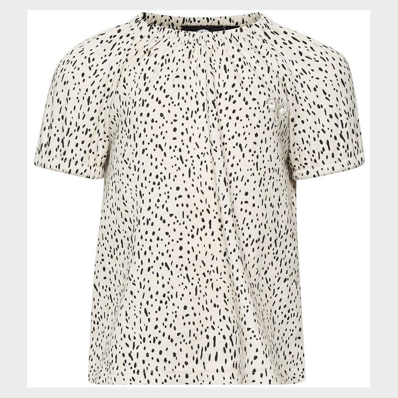 Hummel T-shirt - HMLIrene - Creme m. M�nster