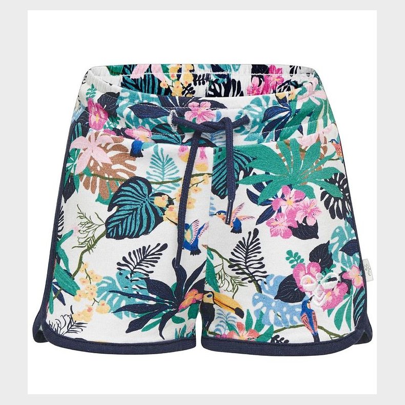 Hummel Shorts - HMLKaia - Lysegrn m. Blomster