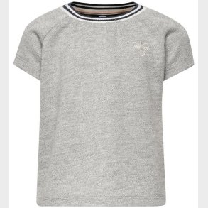 Hummel T-shirt - HMLDemi - Gr�meleret m. Glimmer