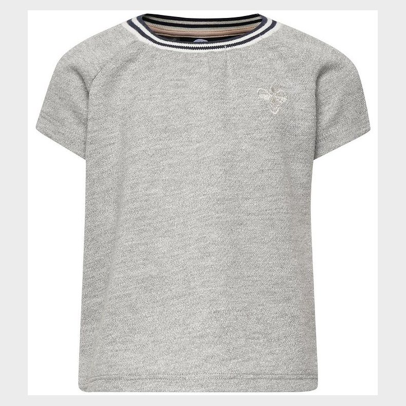 Hummel T-shirt - HMLDemi - Gr�meleret m. Glimmer