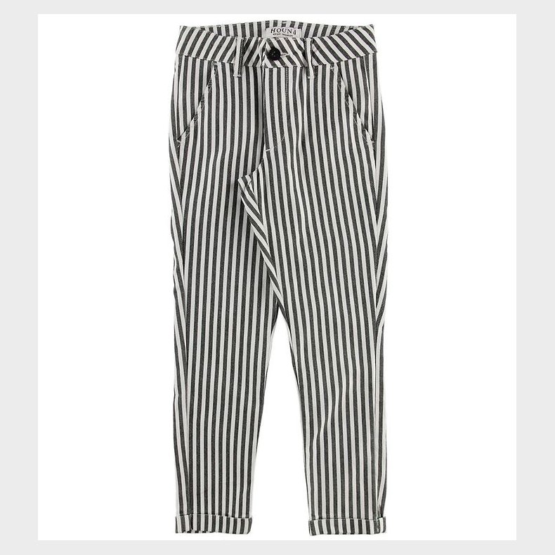 Hound Chinos - Hvid/Grstribet