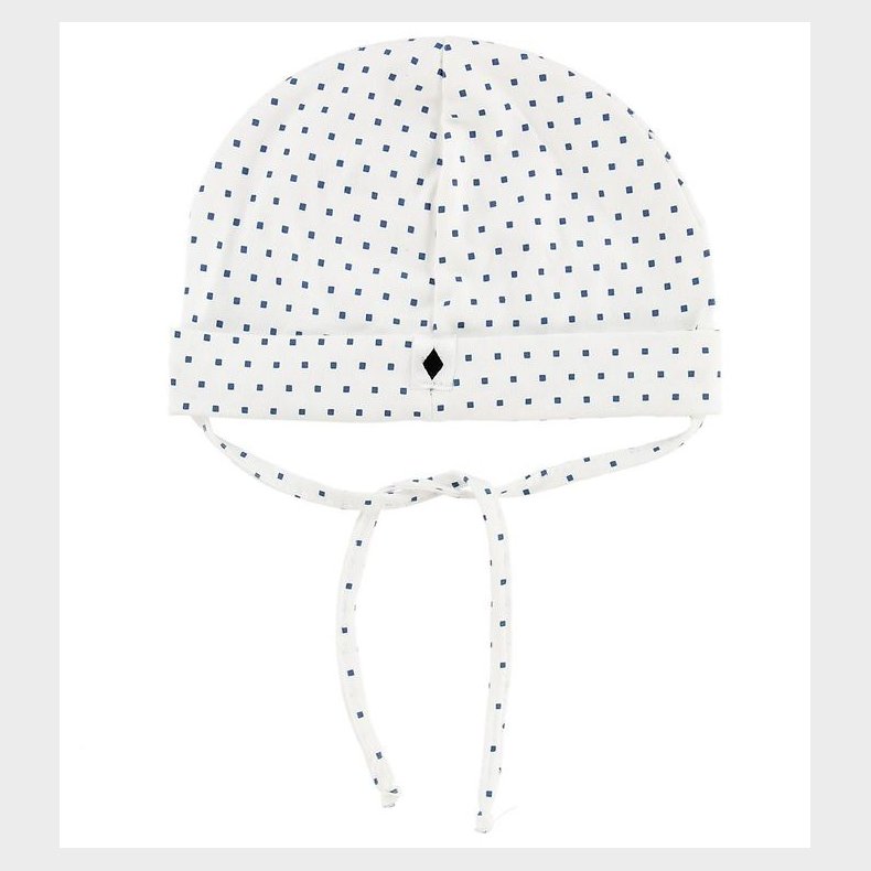 MP Babyhjelm - Hvid m. Firkanter