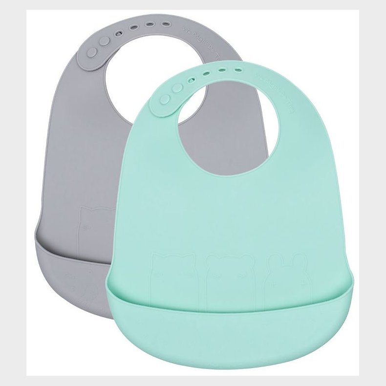 We Might Be Tiny Hagesmk - 2-pak - Silikone - Mint/Gr