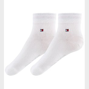 Tommy Hilfiger Strmper - 2-pak - Quarter - Hvid