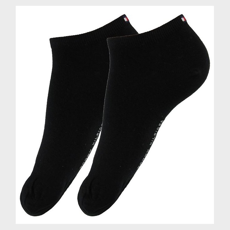 Tommy Hilfiger Ankelstr�mper - 2-pak - Sneaker - Sort