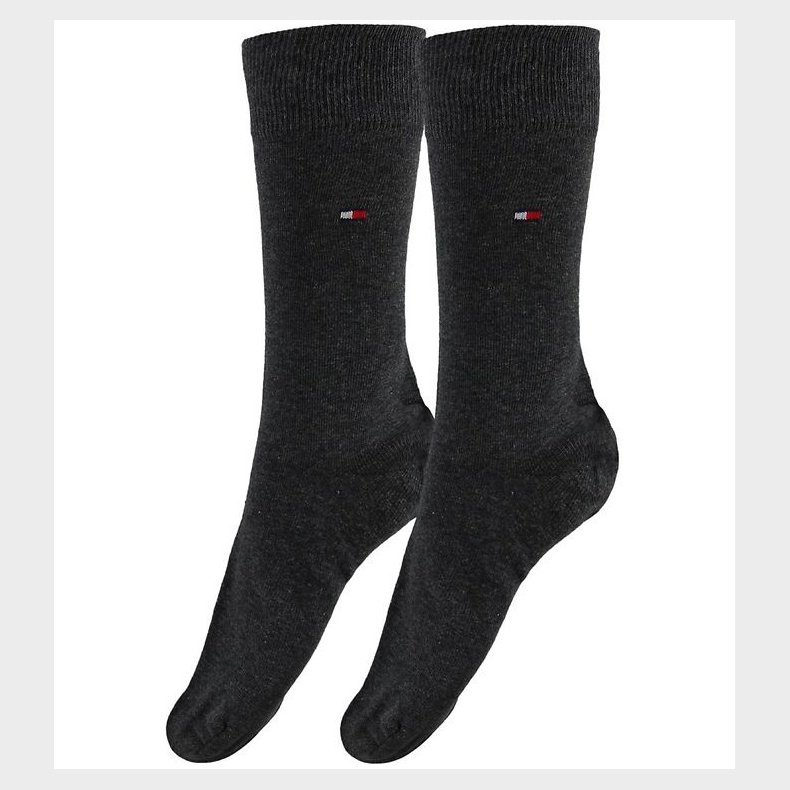 Tommy Hilfiger Str�mper - 2-pak - Classic - Koksgr�meleret