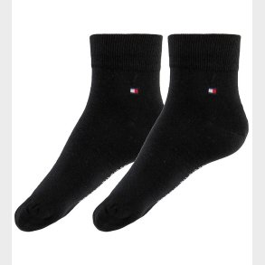 Tommy Hilfiger Strmper - 2-pak - Quarter - Sort