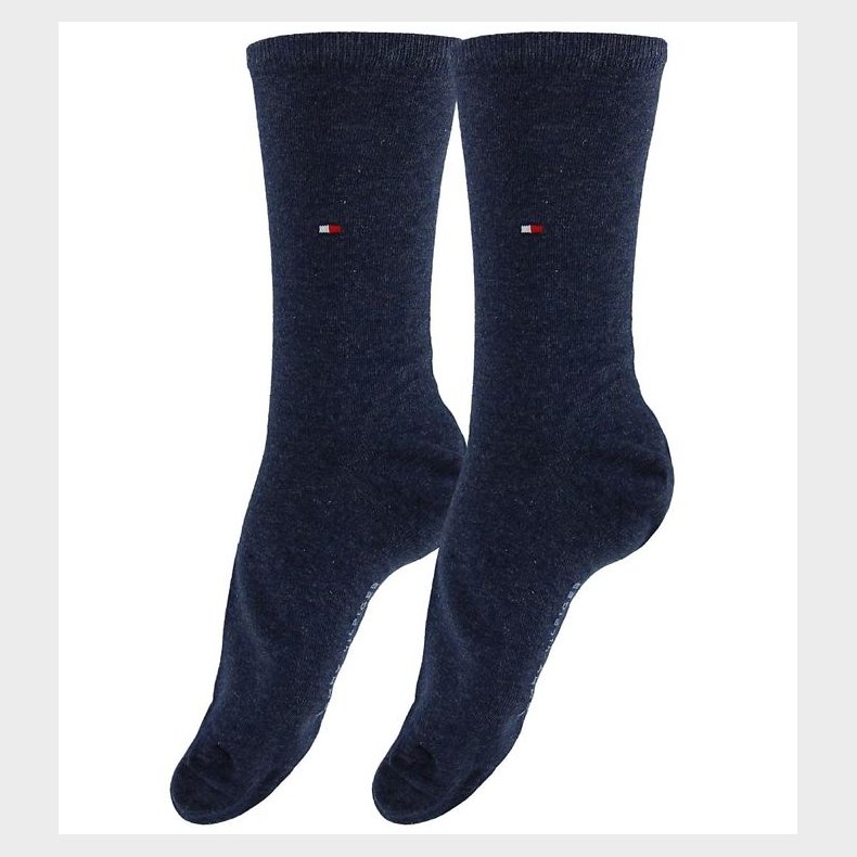 Tommy Hilfiger Strmper - 2-pak - Casual - Blmeleret