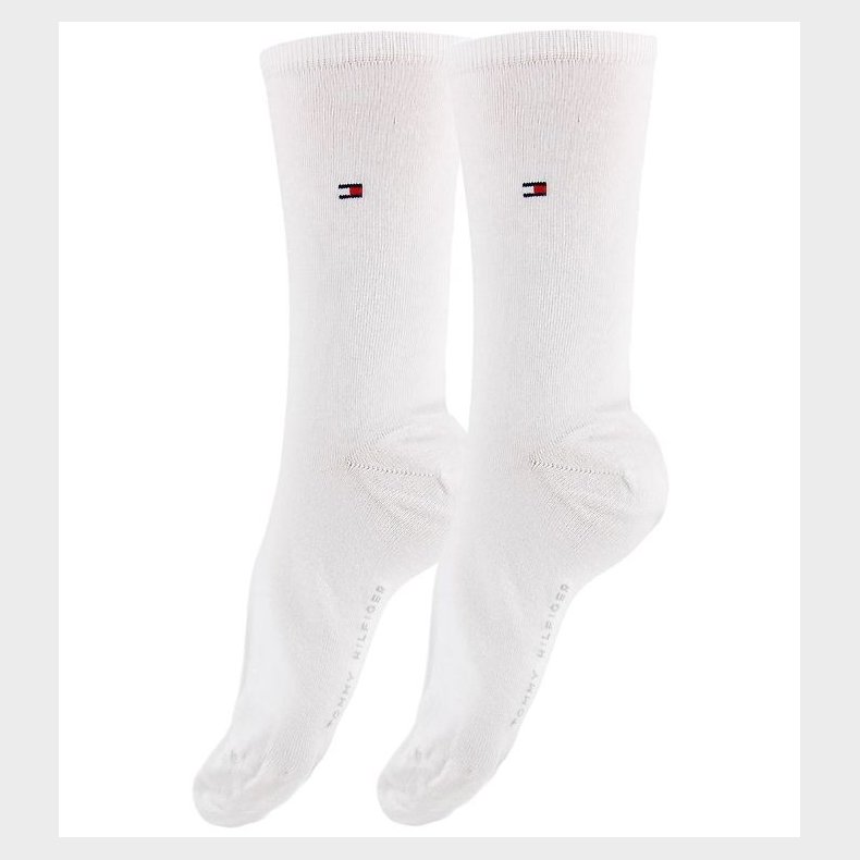 Tommy Hilfiger Strmper - 2-pak - Casual - Hvid