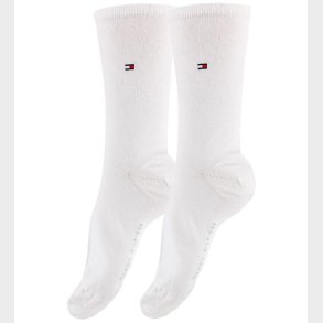 Tommy Hilfiger Strmper - 2-pak - Casual - Hvid