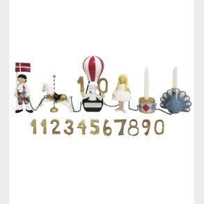 Kids by Friis Fdselsdagstog - 45 cm - Harlekin & Columbine