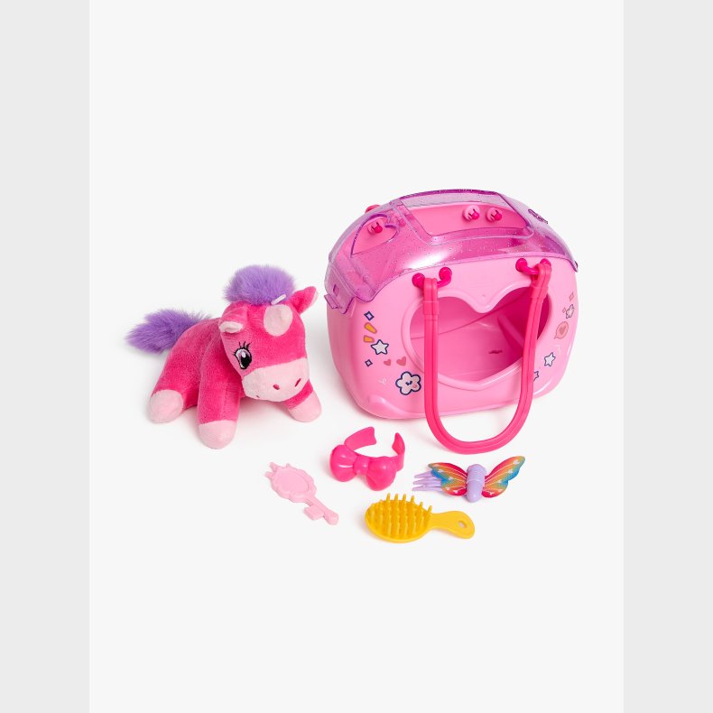 Cloudberry Castle Bamse Pony med Taske &  Tilbeh�r