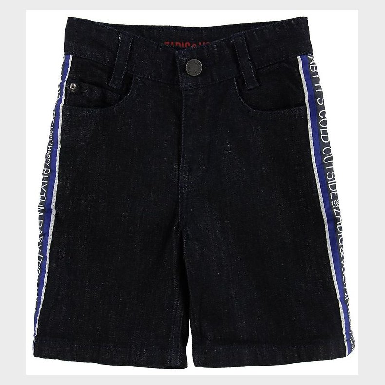 Zadig & Voltaire Shorts - Mrk Denim m. Tekst