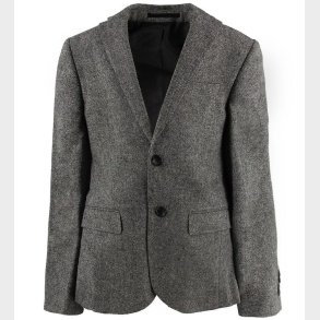 Grunt Blazer - Uld/Polyester - Salt & Pepper
