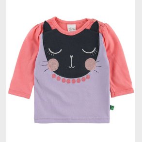 Freds World Bluse - Lavendel/Koral m. Kat