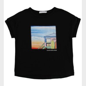 Calvin Klein T-shirt - Sort m. Patch