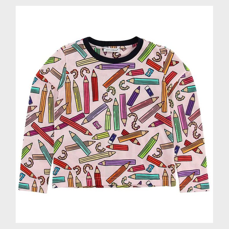 Dolce & Gabbana Bluse - Back To School - Lyserd m. Blyanter