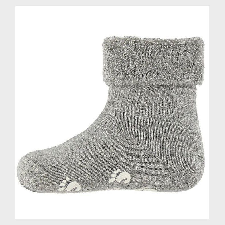 Fuzzies Gstrmper m. Antiskrid - Lysegr