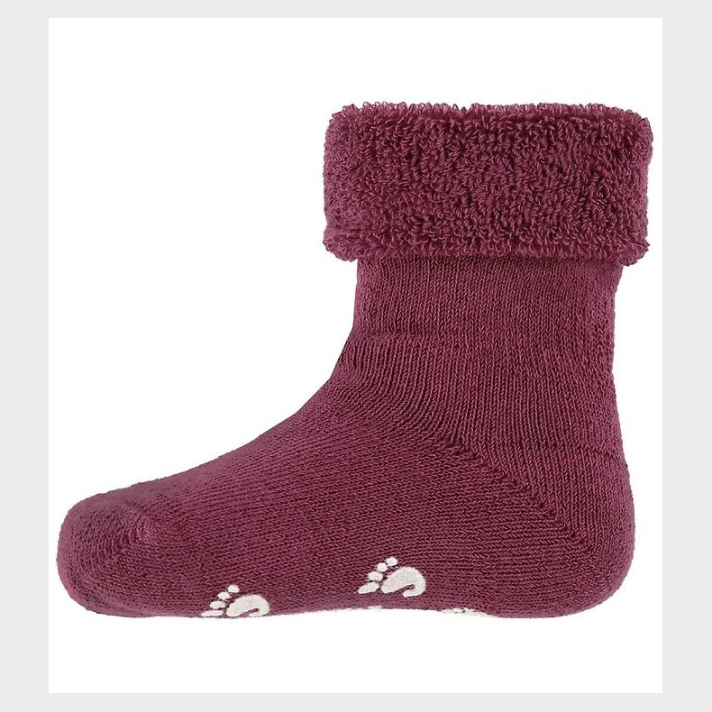 Fuzzies Gstrmper m. Antiskrid - Bordeaux