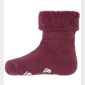 Fuzzies Gstrmper m. Antiskrid - Bordeaux