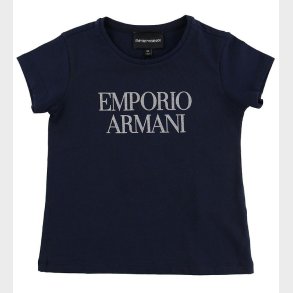Emporio Armani T-shirt - Navy m. Glimmer