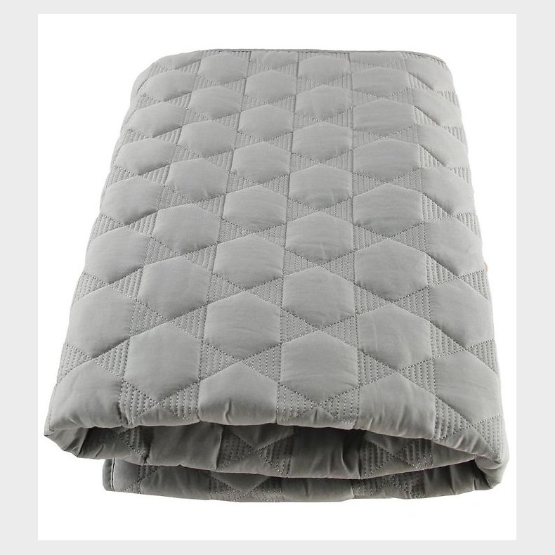 Smallstuff Legetppe - 100x100 - Quilted - Lysegr