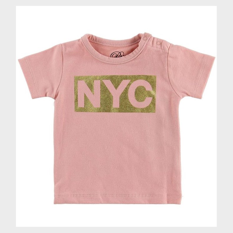 Petit by Sofie Schnoor T-shirt - NYC - Rosa m. NYC