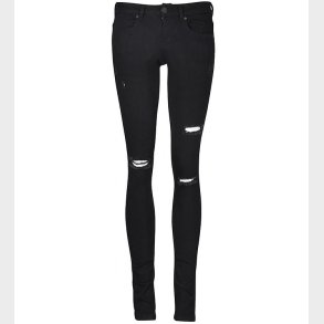 Cost:Bart Jeans - Nanna - Sort m. Slidhuller