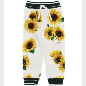 Dolce & Gabbana Sweatpants - Sunflower - Hvid/Mrkegrn