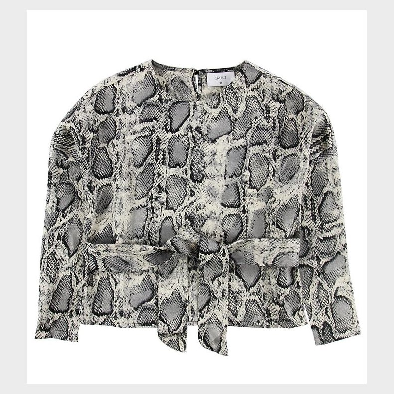 Grunt Bluse - Luna - Black Snake