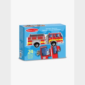 Melissa &  Doug Puslespil Brandbil 24 Brikker
