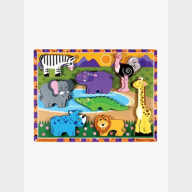 Melissa &  Doug Puslespil Zoo 8 Brikker