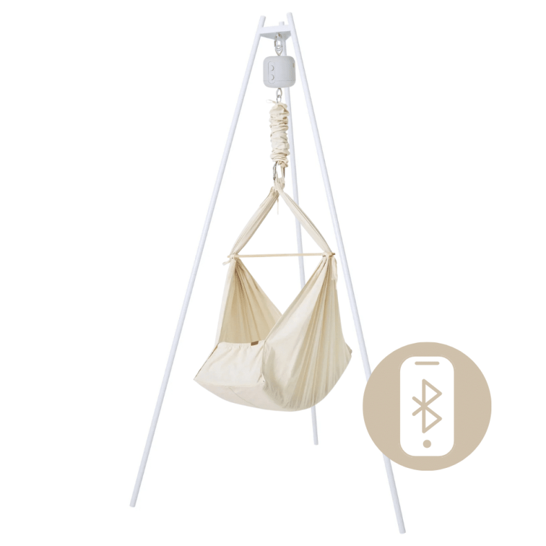 Slyngevugge Basic med LeeLo vuggemotor og vuggestativ &#8211; Membantu