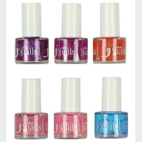 Snails Neglelak - 6-pak - Lilla/Rosa/Rd/Bl