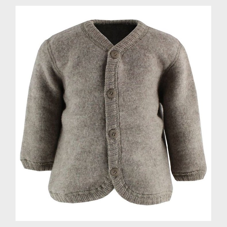 Joha Cardigan - Uld - Lysebrun