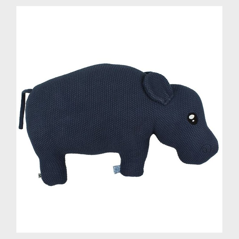 Smallstuff Pude - Flodhest - 30x45 - Navy