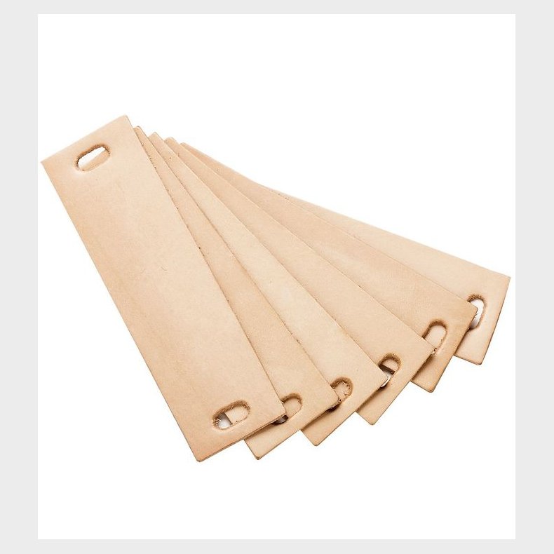 Leander Greb - 6 stk. - L�der - Natur