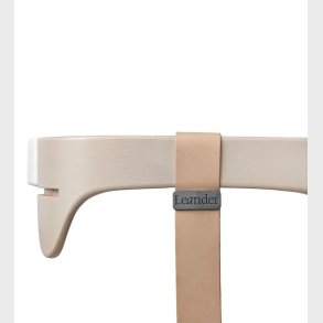 Leander Classic Bjle til Hjstol - Whitewash m. Lderstrop