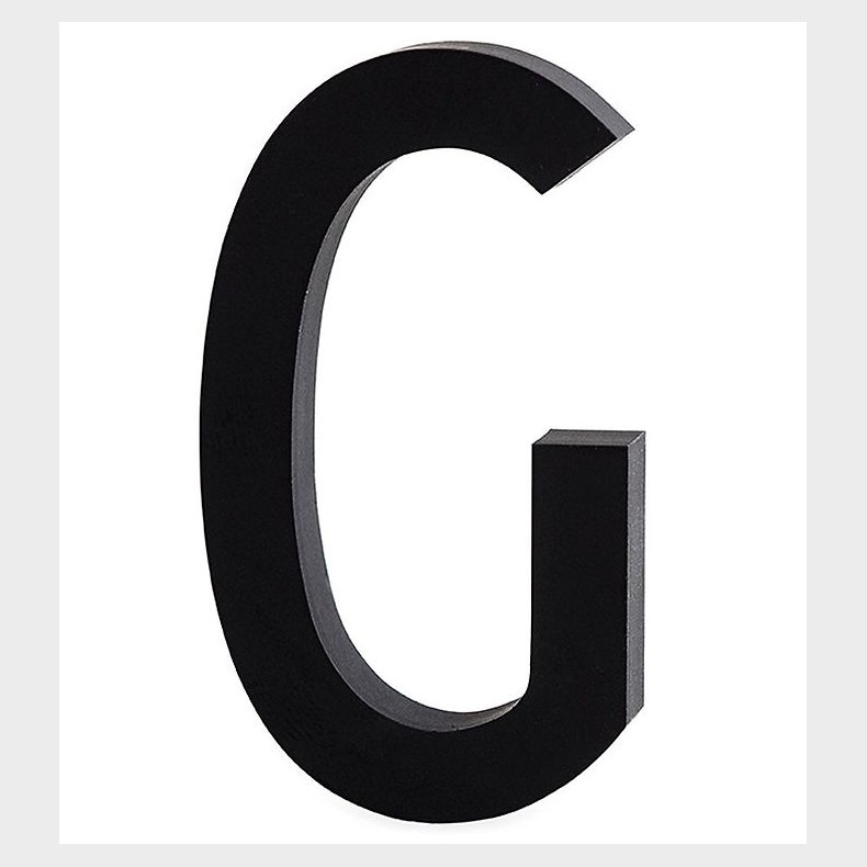 Design Letters Alubogstav - G - Sort