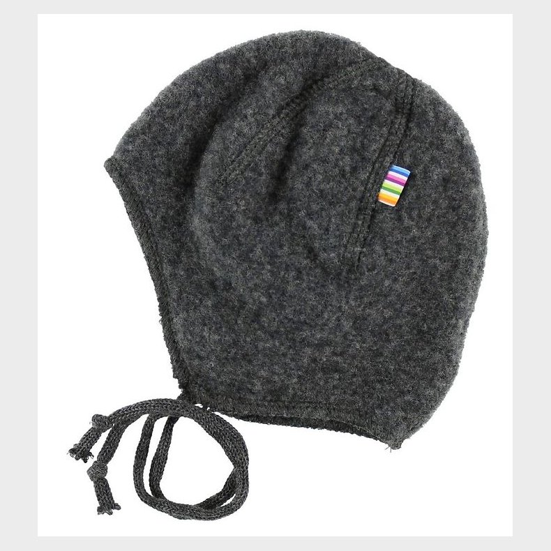 Joha Babyhjelm - Uld - Koksgr