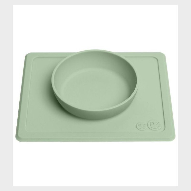 EzPz Happy Mini Bowl - Silikone - Stvet Grn