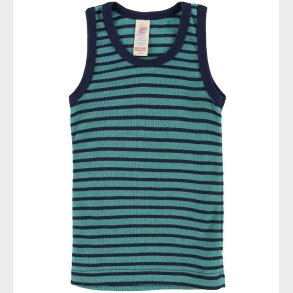 Engel Undertrje - Uld/Silke - Turkis/Navy