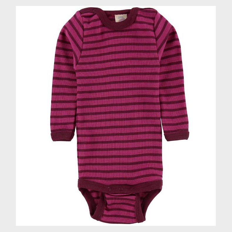 Engel Body l/ - Uld/Silke - Raspberry/Orchid