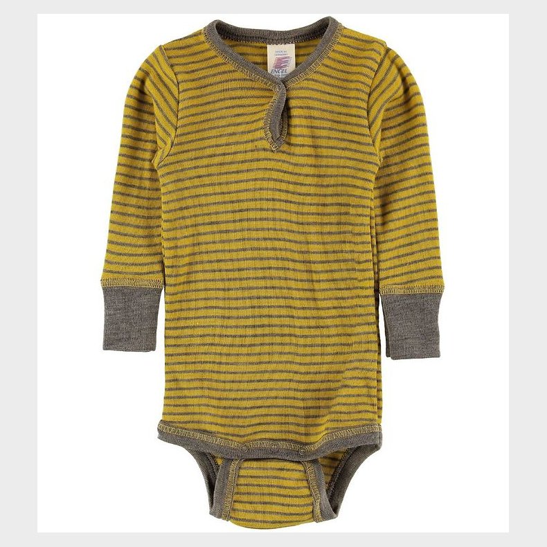 Engel Body l/ - Uld/Silke - Saffron/Walnut
