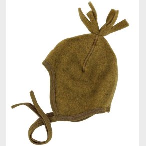 Engel Babyhjelm - Uld - Saffron Melange m. Kvast