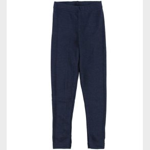 Engel Leggings - Uld/Silke - Navy