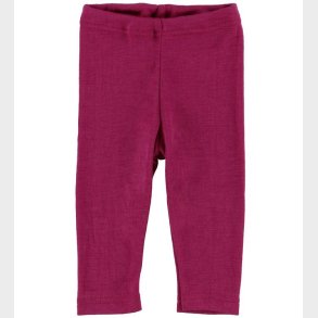 Engel Leggings - Uld/Silke - Raspberry