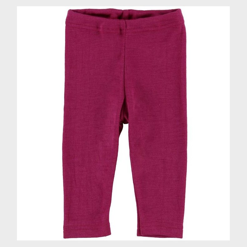 Engel Leggings - Uld/Silke - Raspberry