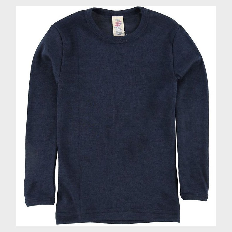 Engel Bluse - Uld/Silke - Navy