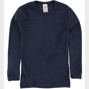 Engel Bluse - Uld/Silke - Navy